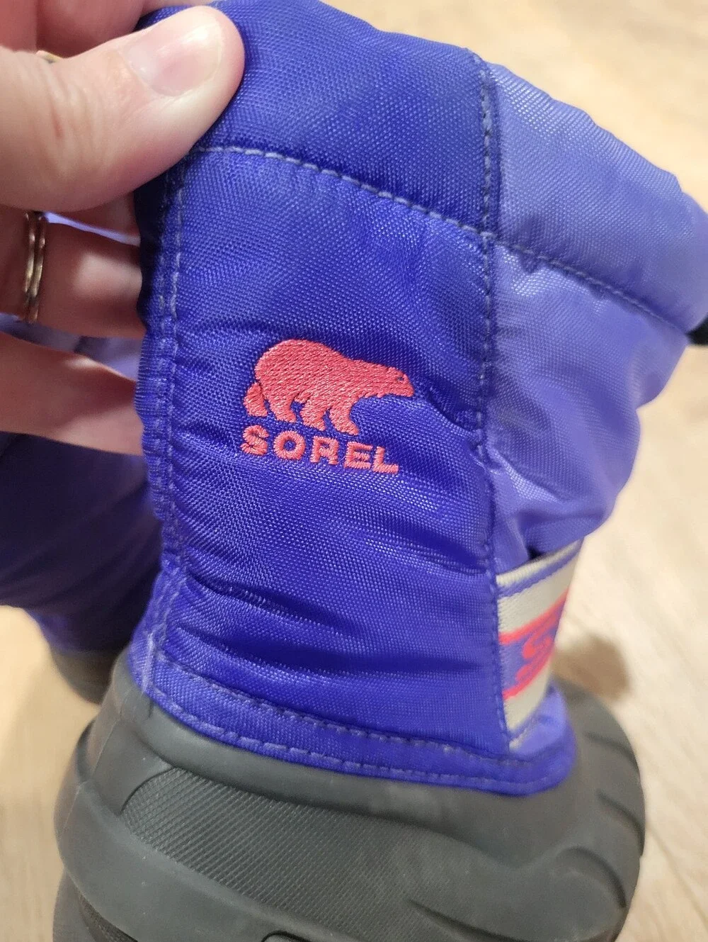 Sorel Kids Blue and Black Waterproof Insulated Winter Boots